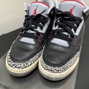 Air Jordan Black and Gray Sneakers